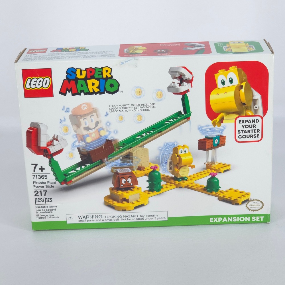 LEGO Super Mario 71365 Piranha Plant Power Slide Expansion Buildable Game SEALED